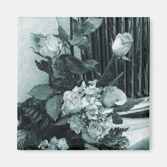 Aimant Bouquet de mariage vintage (Devant)