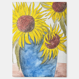 Aimant Bouquet de tournesol