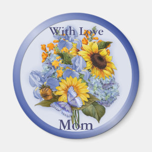 Aimant Bouquet d'été - Maman