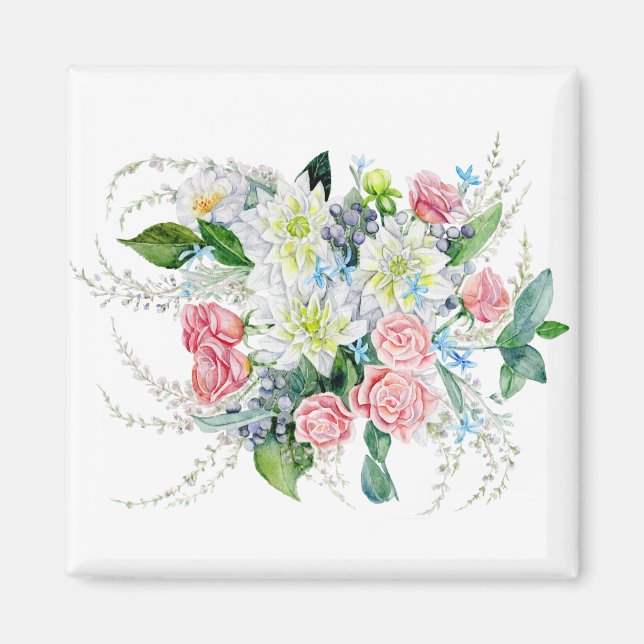 Aimant Bouquet floral (Devant)
