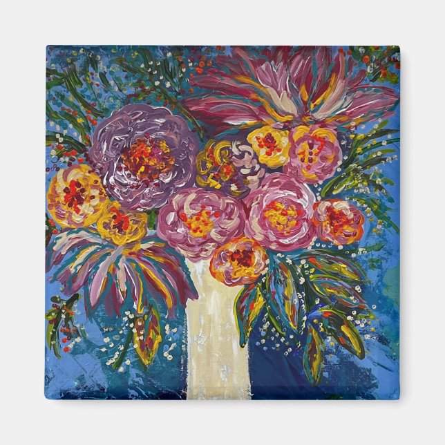 Aimant Bouquet Floral (Devant)