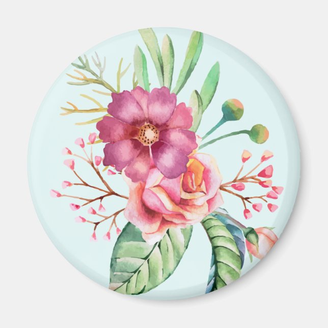 Aimant Bouquet floral (Devant)