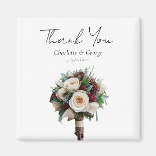 Aimant Bouquet Mariage rustique Fleur mariage Faveurs