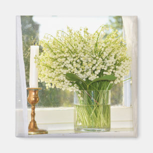 Aimant Bouquet of spring flowers, lilies of the valley 