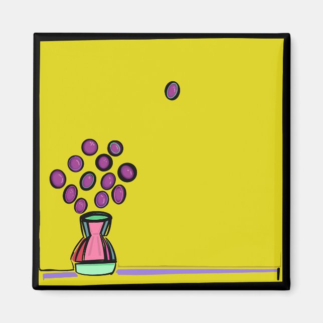 AIMANT BOUQUET PURPLE (Devant)