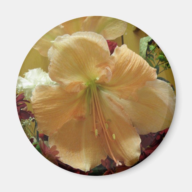 Aimant Bouquet rose Lily (Devant)