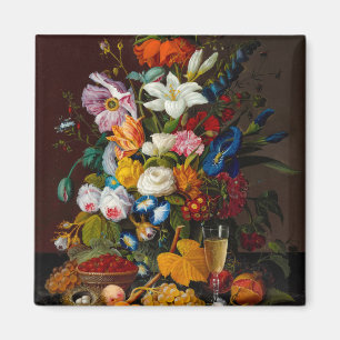 Aimant Bouquet victorien, 1850-1855 par Severin Roesen