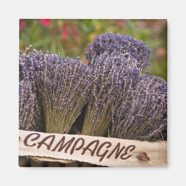 Aimant Bouquets de lavande à vendre, Vence, Provence, (Devant)