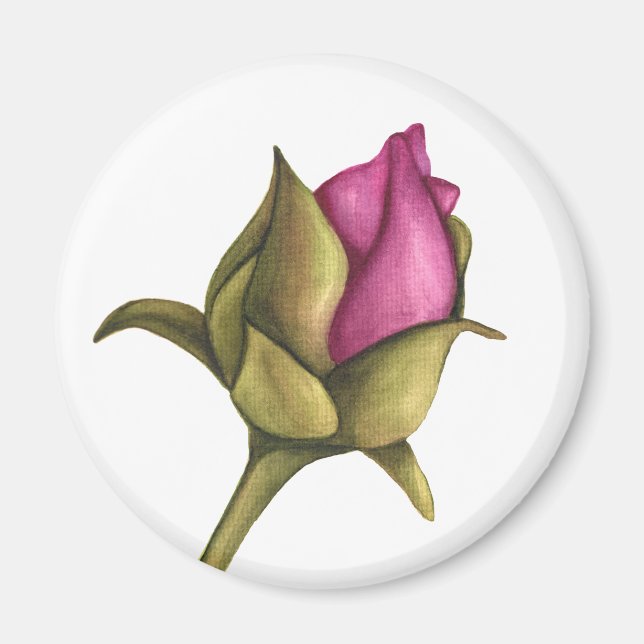 Aimant bourgeon de pivoine (Devant)