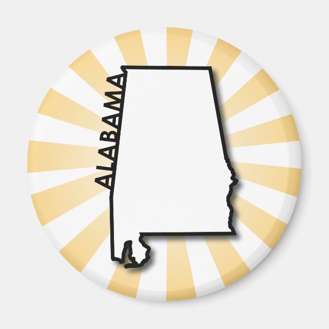 Aimant Bourse d'or de l'Alabama (Devant)