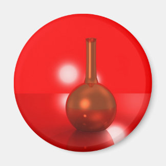 Aimant bouteille rouge