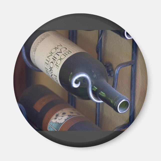 Aimant Bouteilles À Vins En Rack (Devant)