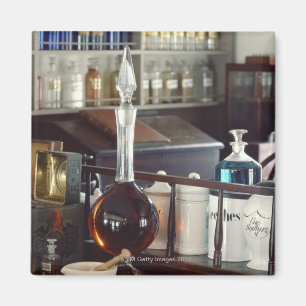 Aimant Bouteilles antiques de pharmacie