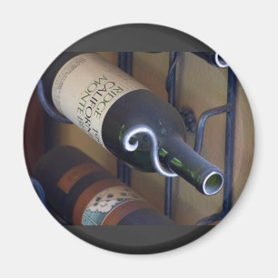 Aimant Bouteilles de vin dans un support
