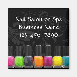 Aimant Bouteilles polonaises à ongles colorées, Salon à o