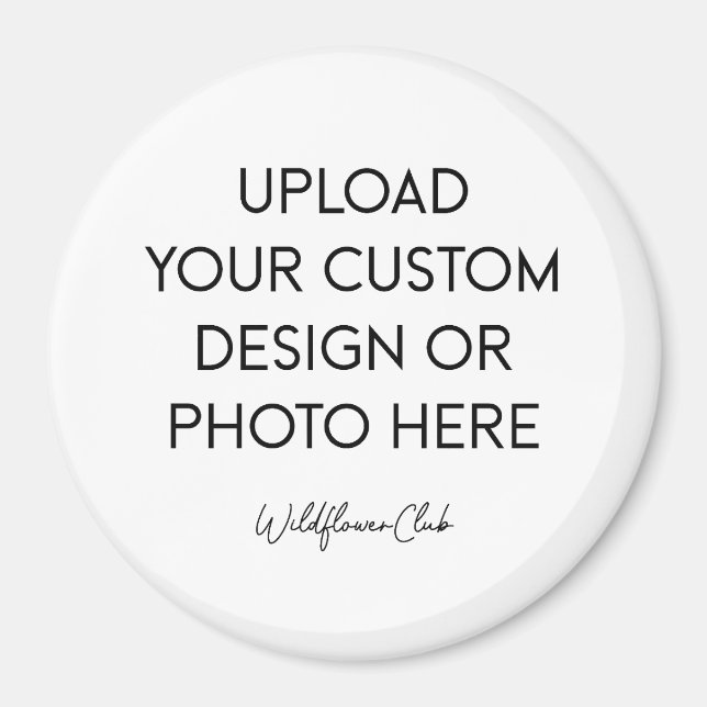 Aimant Bouton 3" Grand Rond (Devant)