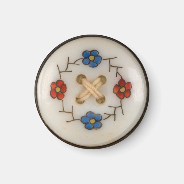 Aimant Bouton à coudre Vintage mignon (Devant)