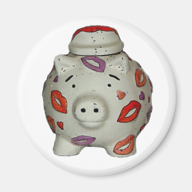 Aimant Bouton à lèvres adorable (Devant)