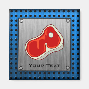 Aimant Bouton brossé à l'aspect métallique