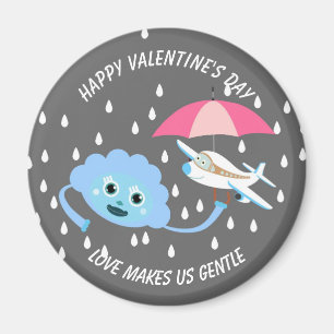 Aimant Bouton d'autocollant rond classique pour enfants V