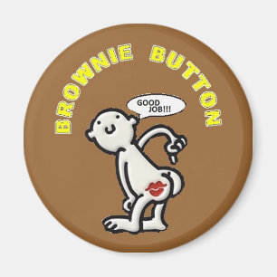 AIMANT BOUTON DE "BROWNIE"