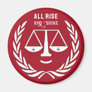 Aimant Bouton de cadeau original pour avocat drôle