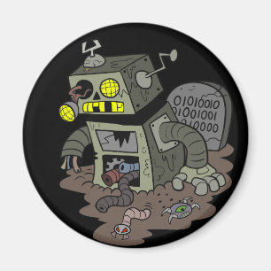 Aimant Bouton de robot de zombi