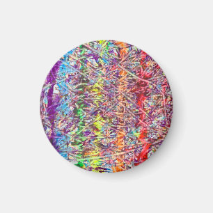 Aimant Bouton d'oeuvre d'art en marbre de la Fierté