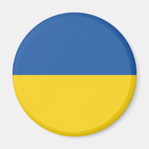 Aimant Bouton Drapeau de l'Ukraine