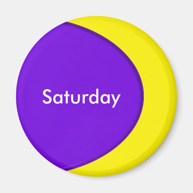 Aimant BOUTON OVAL - violet + votre texte et vos idées (Devant)
