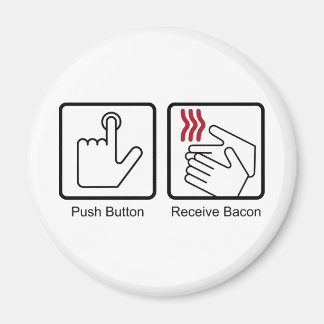 Aimant Bouton poussoir, Bacon de réception - Distributeur