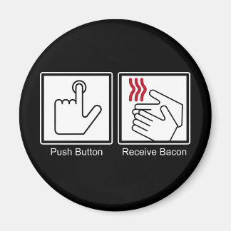 Aimant Bouton poussoir, Bacon de réception - Distributeur