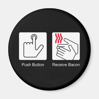 Aimant Bouton poussoir, Bacon de réception - Distributeur