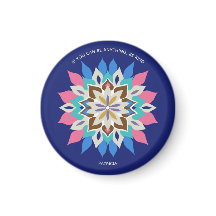 Bouton rond de Blue Bayou