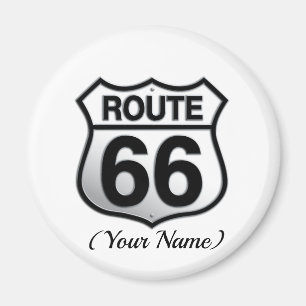 Aimant Bouton Route 66