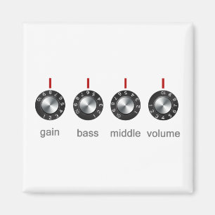 Aimant Boutons d'ampère de guitare