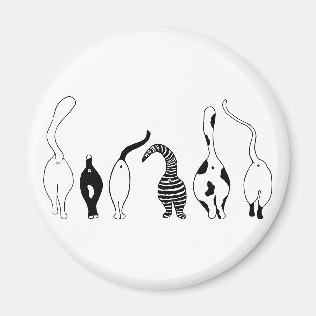 Aimant Boutons de chat (Devant)