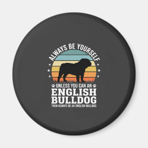 Aimant Bouvier Anglais Sunset Soyez Vous-Même Chien