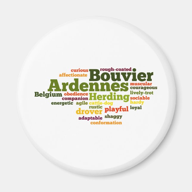 Aimant Bouvier des Ardennes (Devant)