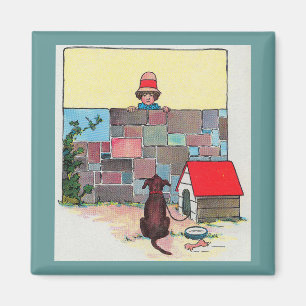 Aimant Bow-wow ! À qui es-tu chien ? Nursery Rhyme