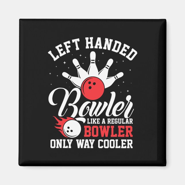Aimant Bowler à gauche Cool Bowling Pins Strike Sport (Devant)