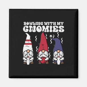 Aimant Bowling Avec Gnomies Bowler Gnome Matching Hommes