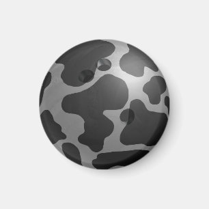 Aimant Bowling Ball Cow Grey