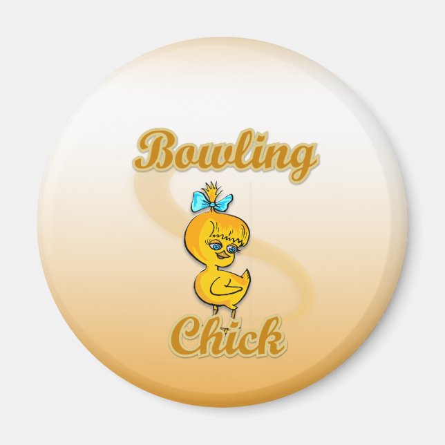 Aimant Bowling Chick (Devant)
