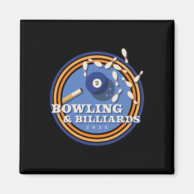 Aimant Bowling Et Billard - 2 Ll (Devant)