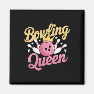 Aimant Bowling Queen Bowler Funny Bowling