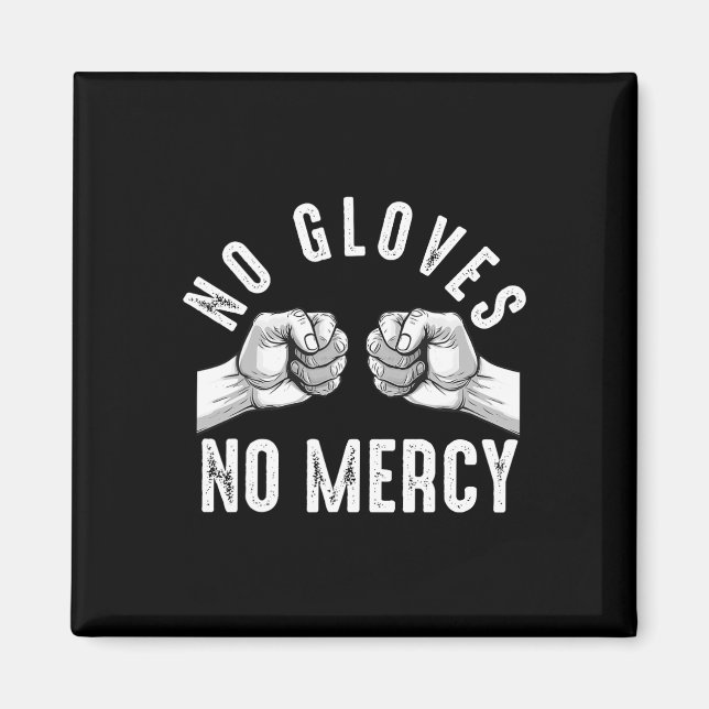 Aimant Boxe de Knuckle nu Hommes Poing Combattre Knuckle  (Devant)