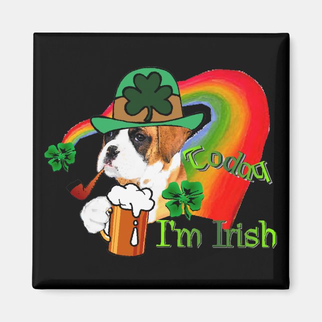 Aimant Boxe du jour Saint-Patricks (Devant)