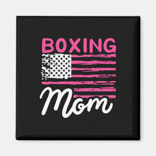 Aimant Boxe Maman Boxe Mère Kickboxing Maman Mama Mot