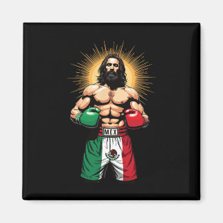 Aimant Boxe mexicaine - shorts de boxe Jésus Christ Mex